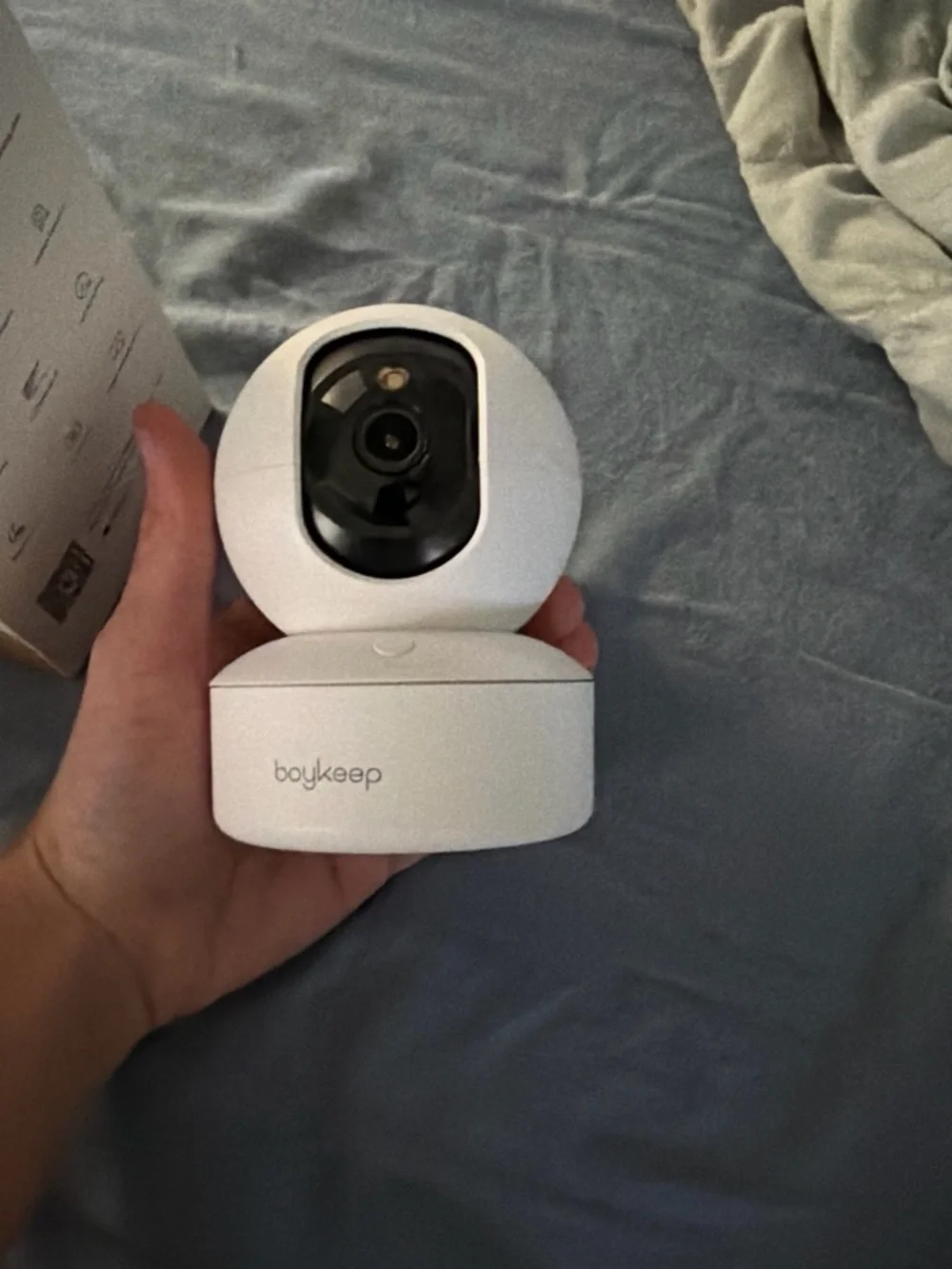 Amazon BoyKeep White and Black Indoor Pan-Tilt Security Camera